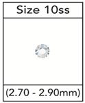 SIZE 10ss DIAMANTE BRAND LEAD FREE MACHINE CUT RHINESTONES
