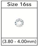 SIZE 16ss DIAMANTE BRAND LEAD FREE MACHINE CUT RHINESTONES