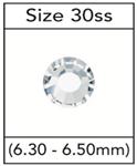 SIZE 30ss DIAMANTE BRAND LEAD FREE MACHINE CUT RHINESTONES