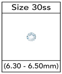 SIZE 30ss PRECIOSA VIVA IRON-ON CRYSTALS