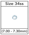SIZE 34ss PRECIOSA VIVA IRON-ON CRYSTALS