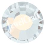 JEWELCRAFT'S PRECIOSA VIVA GLUE ON FLATBACK CRYSTALS IN SIZE 30ss (6mm)-  WHITE OPAL