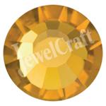 JEWELCRAFT'S PRECIOSA VIVA GLUE ON FLATBACK CRYSTALS IN SIZE 34ss (7mm)-  TOPAZ