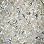 Crystal Clear Silver Lined - 5/0 SIZE