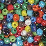 Opaque Colors w/ Rainbow Coating Assortment, similar to Aurora Borealis - 5/0 SIZE