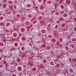 Dark Pink Pearlized Ceylon Coated - 10/0 SIZE