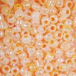 Peach Pearlized Ceylon Coated - 10/0 SIZE