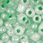 Green Pearlized Ceylon Coated - 5/0 SIZE