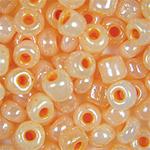 Peach Pearlized Ceylon Coated - 5/0 SIZE