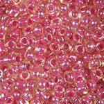 Transparent Amber with Red Line - 10/0 SIZE