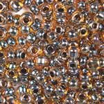 Transparent Orange with Grey Line - 10/0 SIZE