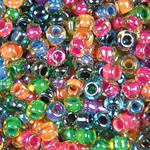 8 to 10 Transparent Colors with Color Linings - 10/0 SIZE