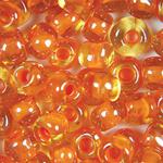 Transparent Yellow w/ Orange Line - 5/0 SIZE