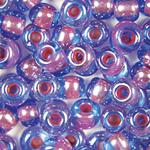 Transparent LtSapphire with Purple Line - 5/0 SIZE