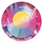 JEWELCRAFT'S PRECIOSA VIVA HOT-FIX CRYSTALS IN SIZE 6SS (2mm)-  FUCHSIA AB