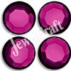 JEWELCRAFT'S CZECH GLASS TWO-CUT EXTRA BRILLIANT HOT FIX RHINESTONES IN SIZE 16ss (4mm)- AMETHYST