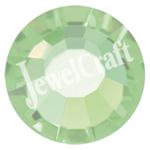 JEWELCRAFT'S PRECIOSA VIVA GLUE ON FLATBACK CRYSTALS IN SIZE 34ss (7mm)-  CHRYSOLITE