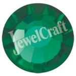 JEWELCRAFT'S PRECIOSA VIVA GLUE ON FLATBACK CRYSTALS IN SIZE 6SS (2mm)-  EMERALD