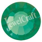 JEWELCRAFT'S PRECIOSA VIVA GLUE ON FLATBACK CRYSTALS IN SIZE 34ss (7mm)-  GREEN TURMALINE