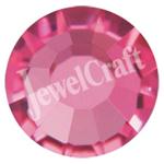 JEWELCRAFT'S PRECIOSA VIVA GLUE ON FLATBACK CRYSTALS IN SIZE 30ss (6mm)-  FUCHSIA