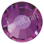 JEWELCRAFT'S PRECIOSA VIVA GLUE ON FLATBACK CRYSTALS IN SIZE 12ss (3.2mm)-  AMETHYST