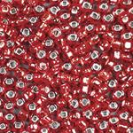 Transparent Ruby Silver Lined - 10/0 SIZE