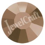JEWELCRAFT'S PRECIOSA VIVA GLUE ON FLATBACK CRYSTALS IN SIZE 16ss (4mm)-  BROWN FLARE