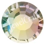 JEWELCRAFT'S PRECIOSA VIVA GLUE ON FLATBACK CRYSTALS IN SIZE 16ss (4mm)-  BLACK DIAMOND AB