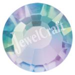 JEWELCRAFT'S PRECIOSA VIVA GLUE ON FLATBACK CRYSTALS IN SIZE 10ss (3mm)-  AQUAMARINE AB