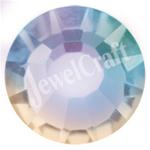 JEWELCRAFT'S PRECIOSA VIVA GLUE ON FLATBACK CRYSTALS IN SIZE 12ss (3.2mm)-  LIGHT SAPPHIRE AB